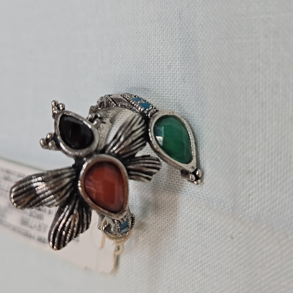 NEW Lucky Brand Silver Dragonfly Ring! - Picture 3 of 6